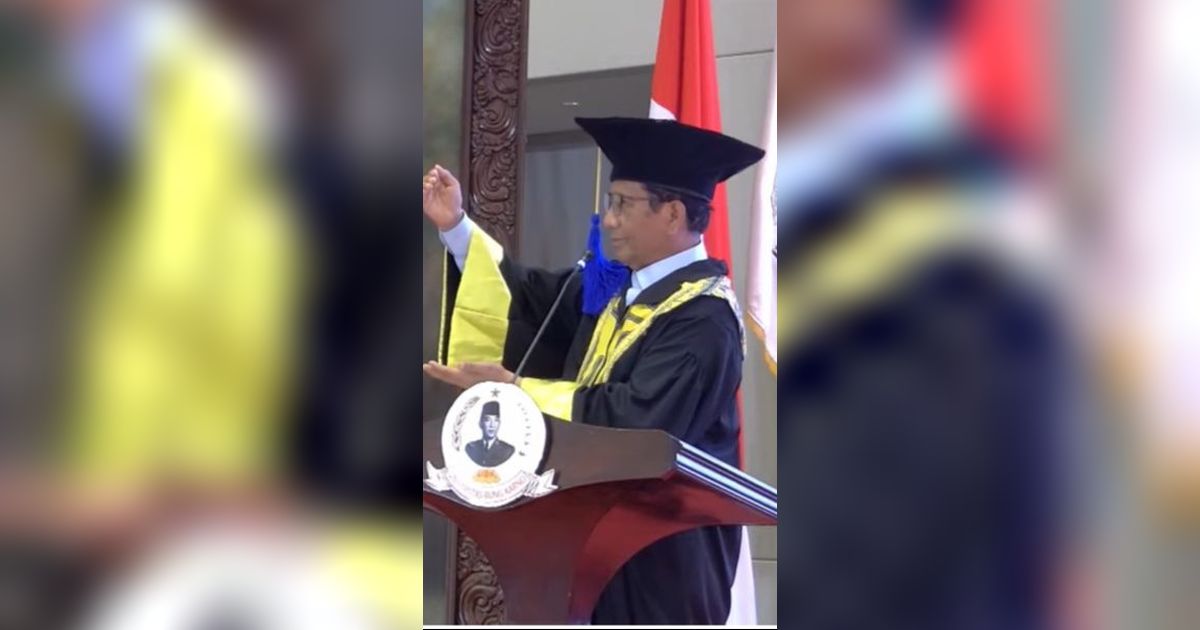 LIVE STREAMING: Mahfud Sampaikan Orasi Ilmiah Dies Natalis Universitas Bung Karno