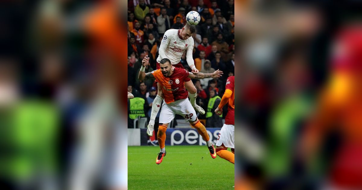 FOTO: Laga Sengit Galatasaray Vs Manchester United Ciptakan Drama Enam Gol di Matchday ke-5 Grup A Liga Champions