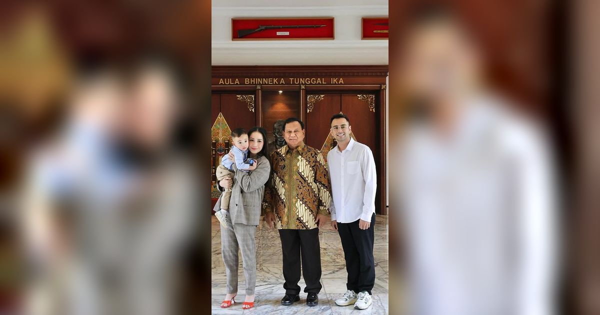 VIDEO: Prabowo Cium Cipung Anak Raffi Ahmad-Nagita, Tantang Duel Silat Aktor Hollywood Iko Uwais