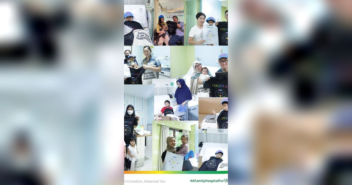 Tak Cuma Kapal Pembersih Sampah, Coldplay Diam-diam Donasikan Merchandise ke Pasien Anak di RS Jakarta
