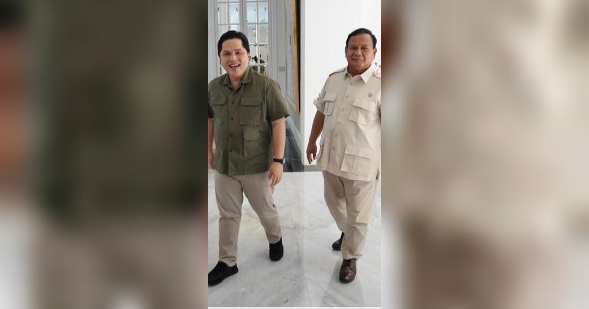 Prabowo Pastikan Erick Thohir Tak Masuk Tim Pemenangan: Tapi Beliau Dukung Saya