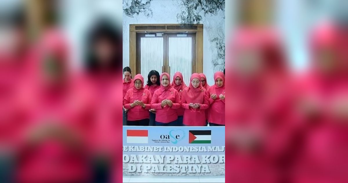 Iriana Sedih Lihat Kondisi Palestina: Hentikan Perang, Ciptakan Kehidupan Damai