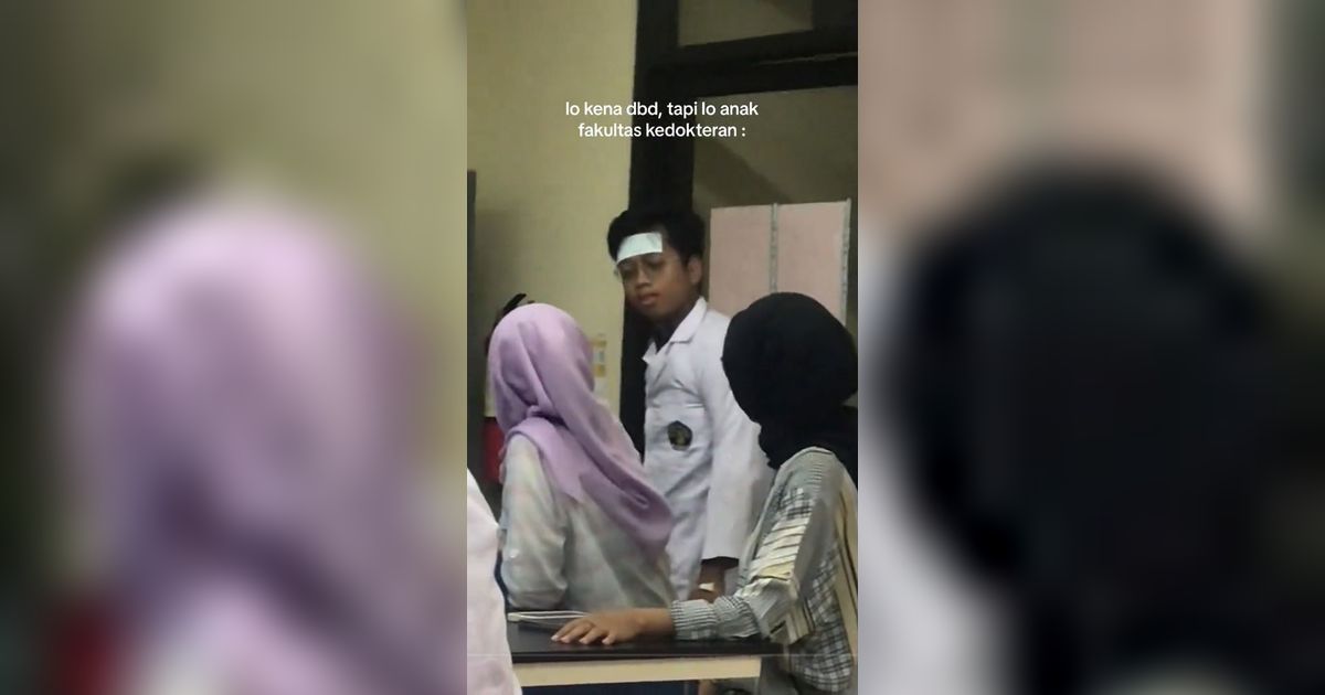 Demi Absensi Praktikum, Mahasiswa Kedokteran Ini Tetap Berangkat Kuliah Meski Sakit DBD