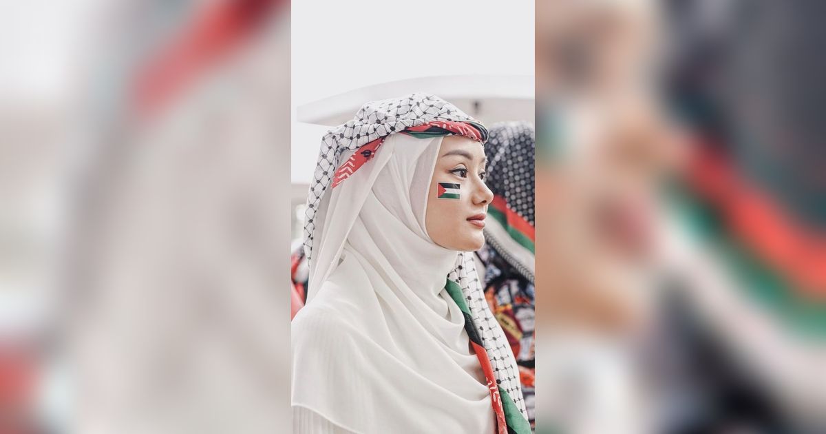Ikut Aksi Bela Palestina di Monas, Dinda Hauw Malah Dinyinyirin Netizen