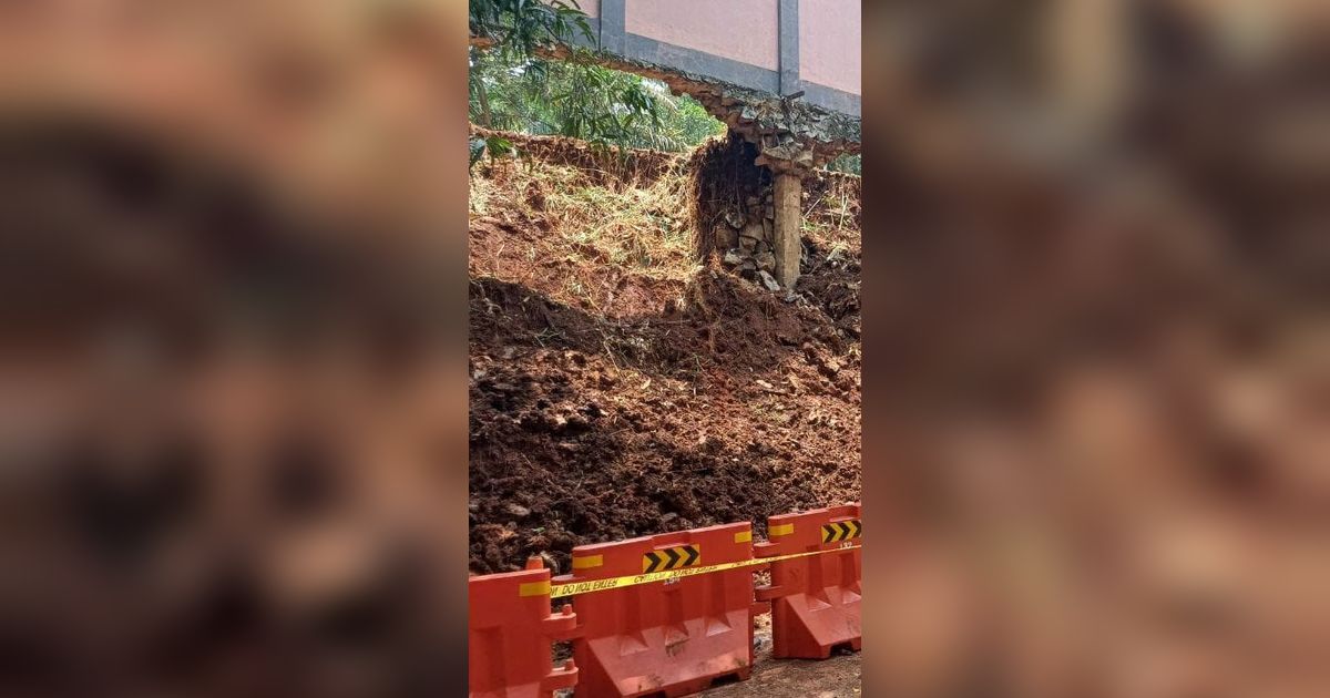 Turap Penahan Tebing di Taman Margasatwa Ragunan Jebol Akibat Curah Hujan Tinggi