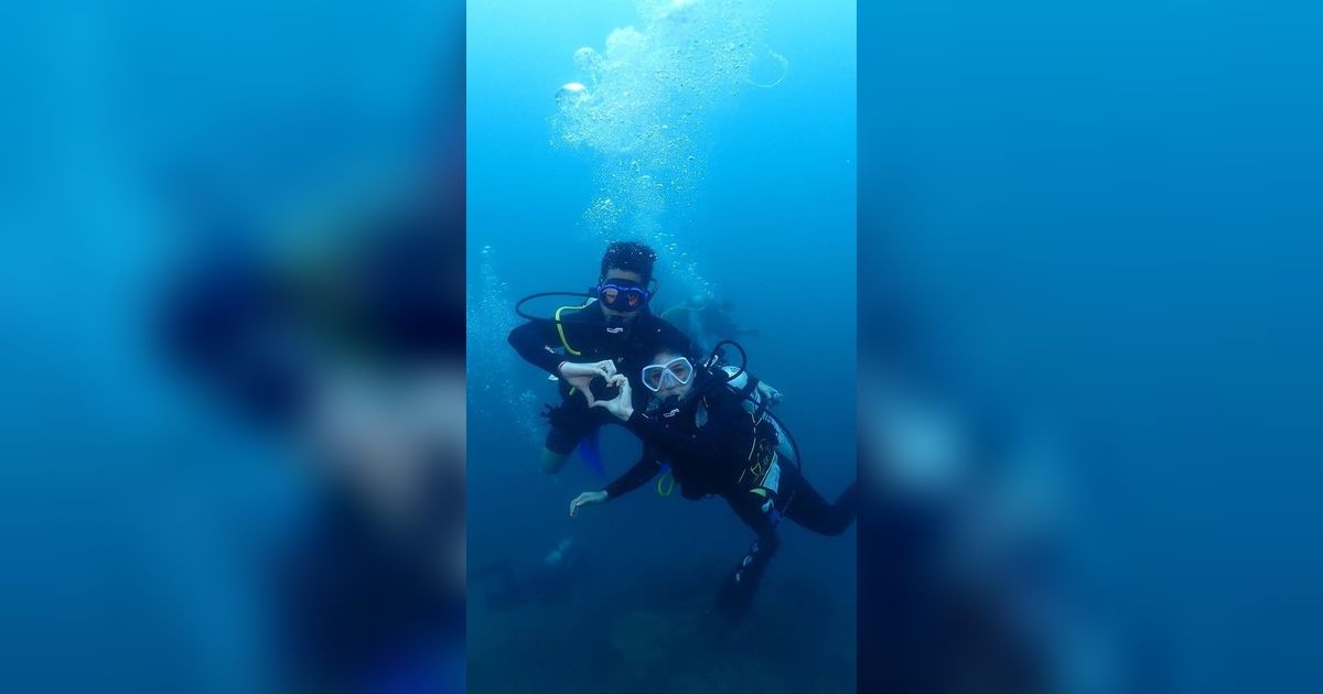 Deretan Foto Kaesang dan Erina Gudono saat Diving di Situbondo, Netizen 'Emang Boleh Seromantis ini'