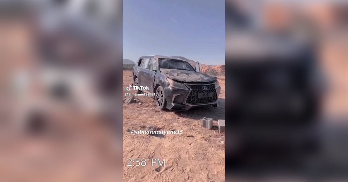 Potret Tempat Sampah Mobil Mewah di Arab Saudi, Lexus Harga Rp3 M Penyok Sedikit Langsung Dibuang