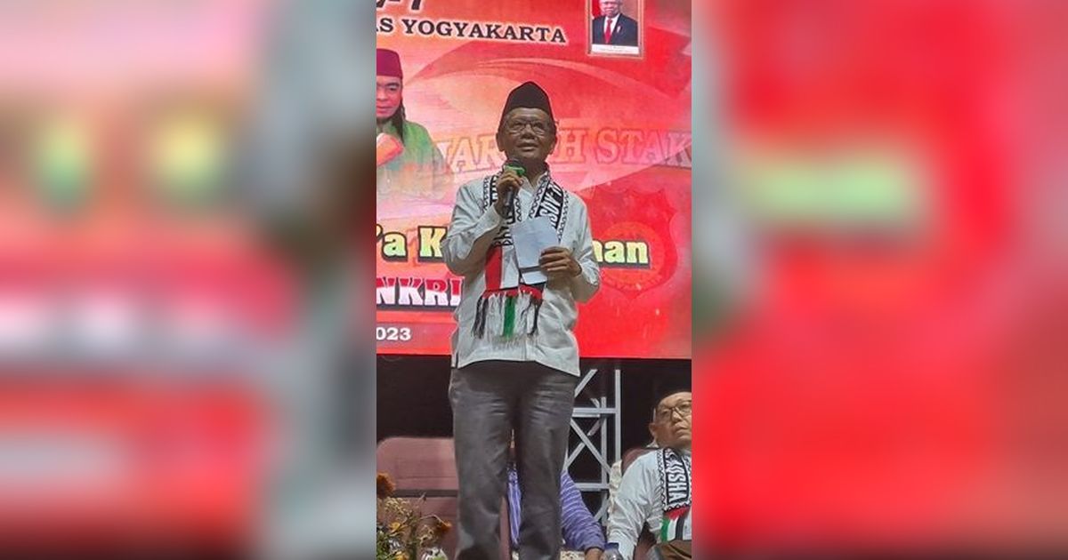 Mahfud MD: Gibran Sah Secara Hukum Jadi Cawapres