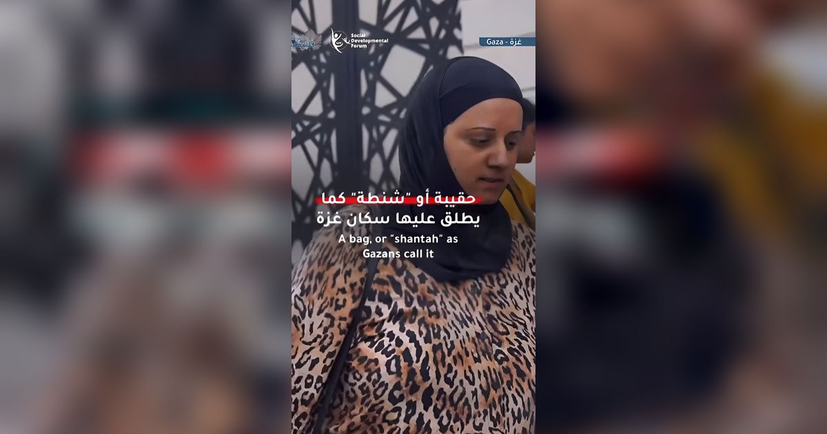 Rahasia Mengerikan di Balik Tas yang Standby di Tiap Pintu Rumah Warga Palestina