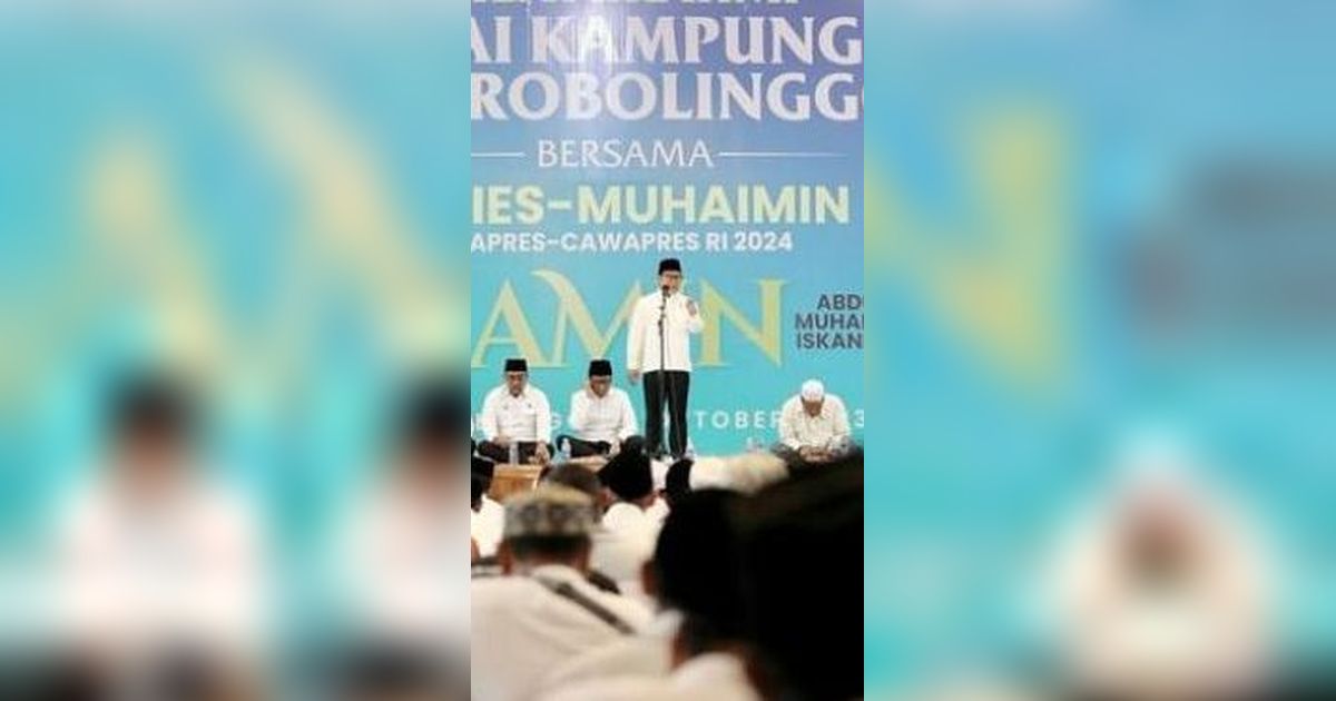 VIDEO: Momen Kocak Cak Imin Ditabok Kiai di Gresik, Malah Tertawa dan Minta Nambah