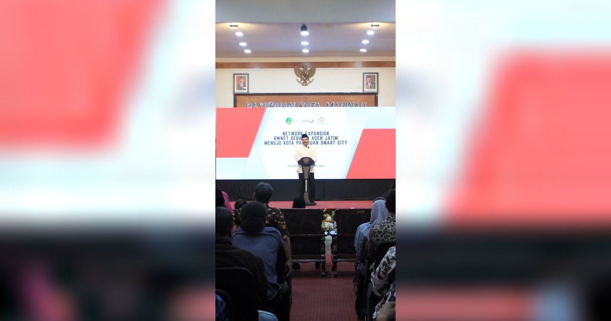 Menuju Kota Smart City, Pemkot Pasuruan Launching Network Expansion RW Net Sebagai Agen Jatim