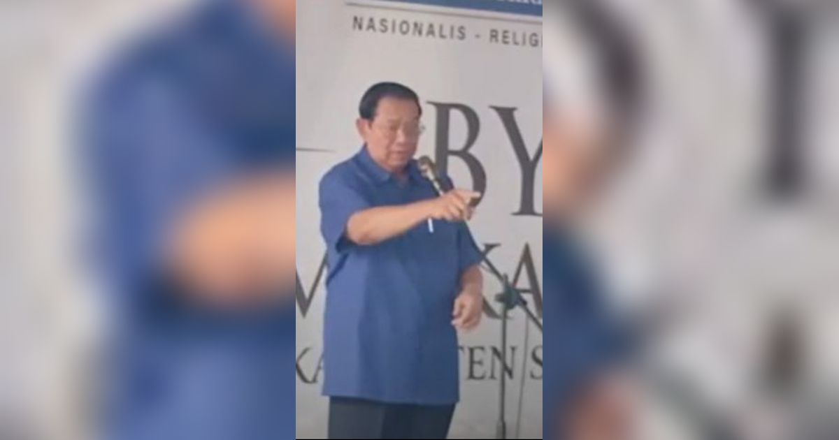 Detik-Detik SBY Marah saat Pidato, Tunjuk Kader Demokrat yang Ngobrol