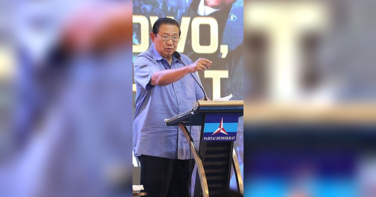 VIDEO: SBY Marah Tunjuk Kader Demokrat Ngobrol saat Beri Arahan di Sragen Jateng