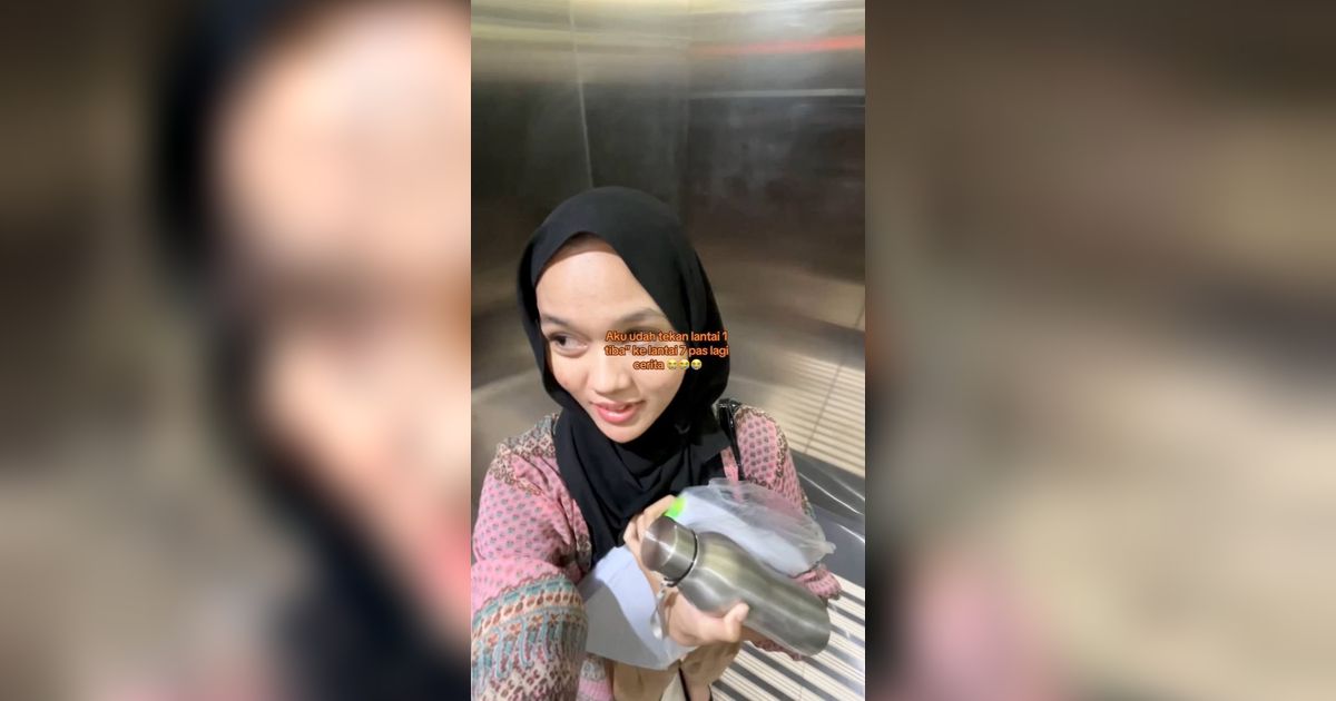 Momen Horor Lift Tiba-Tiba Naik ke Lantai 7 Padahal Gelap dan Kosong, Netizen: Auto Tahan Napas Pas Pintu Kebuka