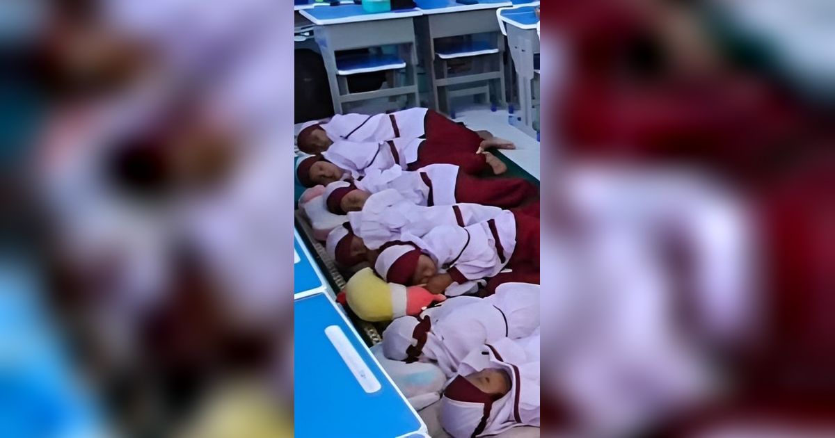 Senangnya, Ada Mata Pelajaran Tidur Siang di SD Muhammadiyah IV Sidoarjo