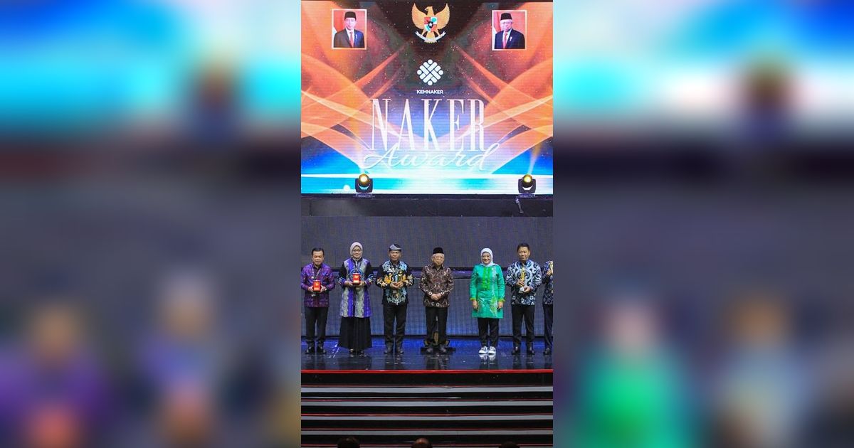 Kemnaker Beri Penghargaan untuk Gubernur hingga Pengusaha Lewat Naker Award 2023