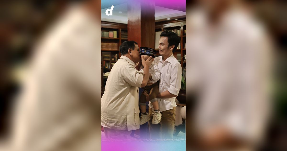 Bertemu Kenneth Matthew Bocah Jenius yang Viral, Probowo Syok Pas Dengar Jawaban Soal Cita-cita