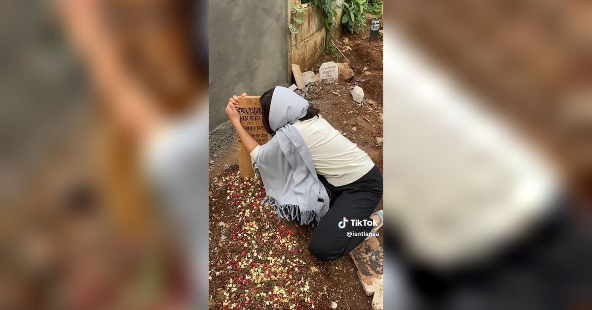 Viral Wanita ‘Remake’ Video di Makam Sahabatnya yang Sudah Meninggal, Bikin Haru
