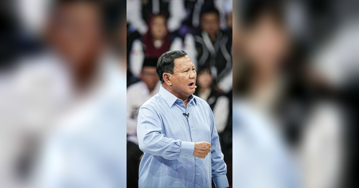 Debat Capres, Prabowo Gaya Joget Silat saat Ingin Respons Komentar Anies dan Ganjar