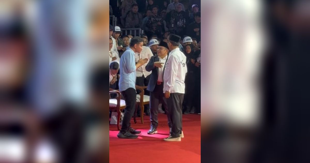 Di Balik Panasnya Debat Capres, Ada Senyum dan Pelukan Hangat Para Cawapres