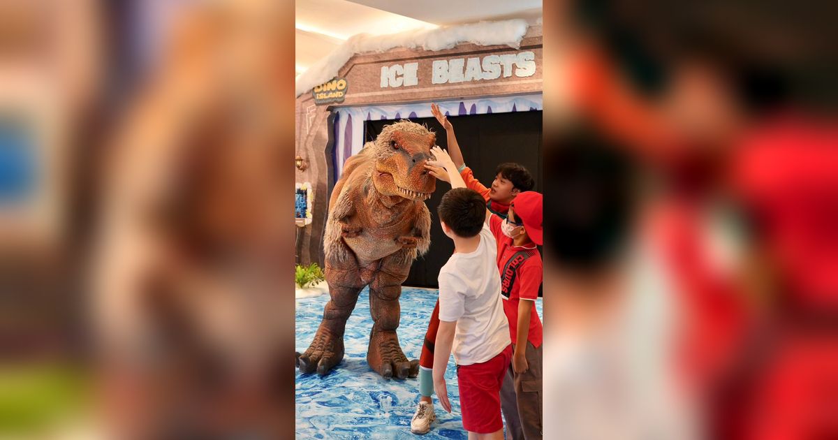 Ice Beast By Dino Island,  Tujuan Liburan Seru Bareng Si Kecil