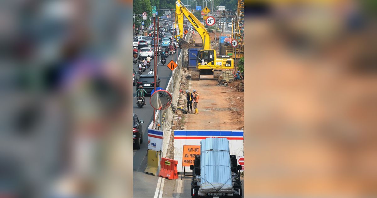 FOTO: LRT Jakarta Velodrome-Manggarai Mulai Pengeboran Fondasi