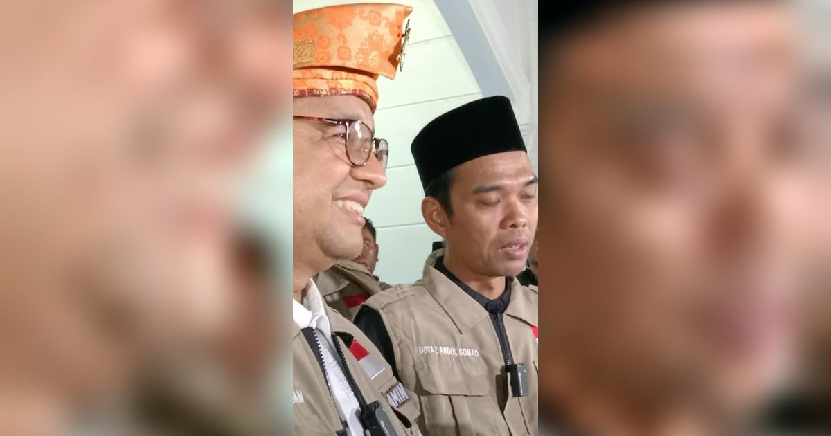 Ustaz Abdul Somad Resmi Dukung Anies-Cak Imin di Pilpres 2024