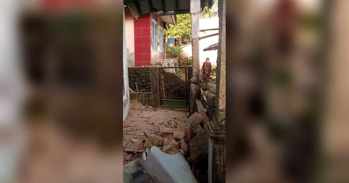 Gempa M 4,6 Guncang Sukabumi Akibat Sesar Aktif, 68 Rumah Rusak