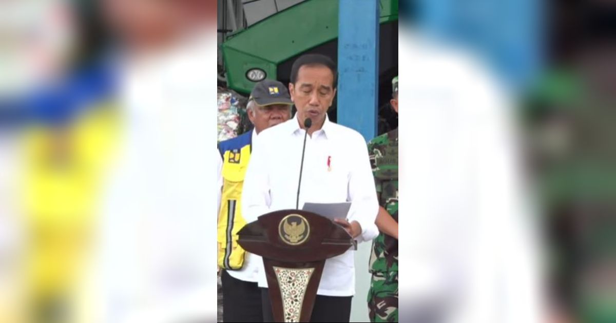 Telan Anggaran Rp824 M, Jokowi Resmikan 3 TPA di Jatim: Dapat Kurangi Masalah Sampah