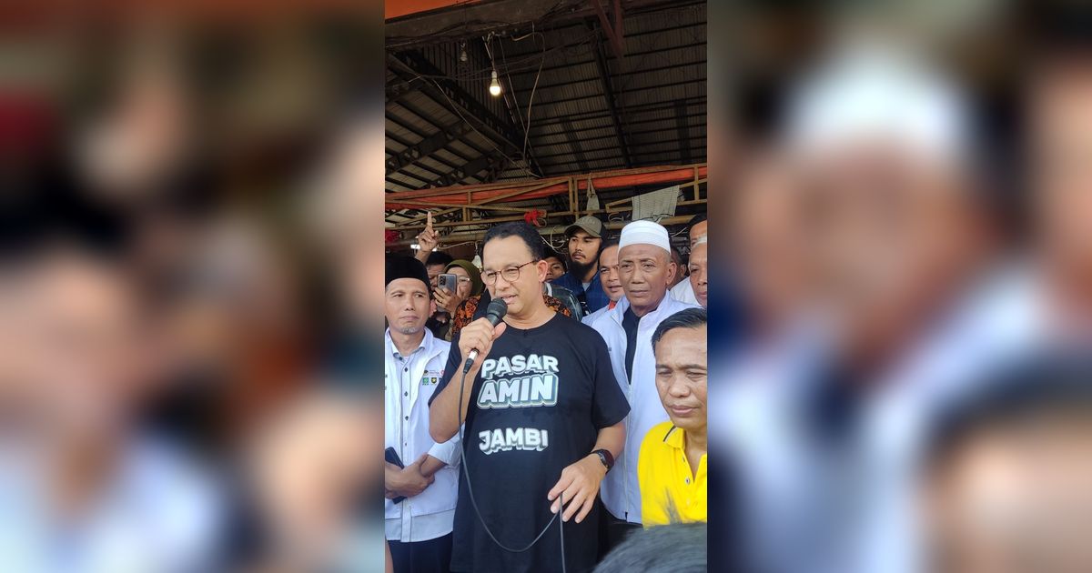 Lagi Pidato, Anies Tegur Ibu-Ibu di Jambi yang Berebut Foto