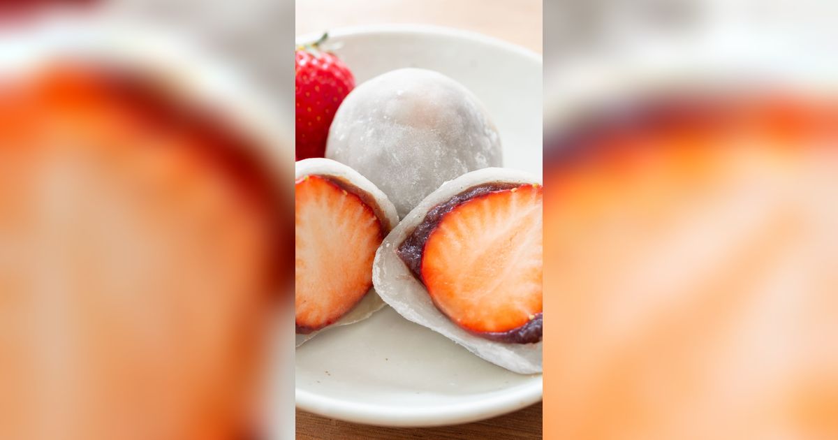Kenyal Digigit Bikin Kenyang, Resep Mochi Strawberry ala Negeri Sakura
