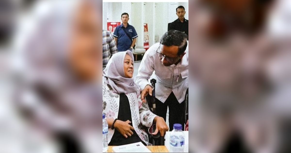 Mahfud Catat Aspirasi Para Penyandang Disabilitas Tentang Minimnya Bantuan Pemerintah