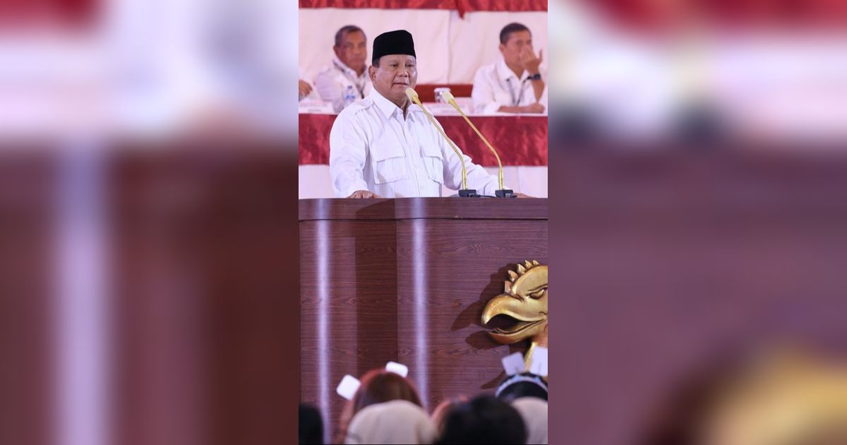 Beredar Video Prabowo Singgung 'Etik' saat Pimpin Rakornas Gerindra: Dulu Mau Jadi Menterinya Jokowi, Sekarang Nyerang