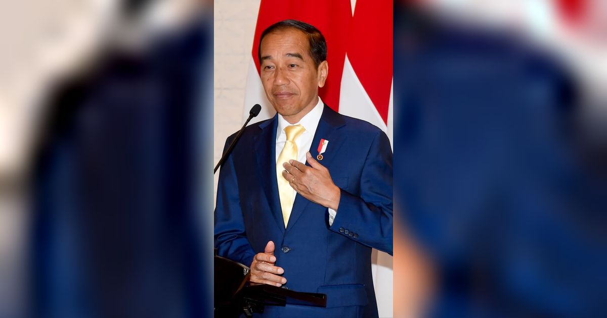 Ada Cerita di Balik Dasi Kuning Jokowi saat Berkunjung ke Jepang