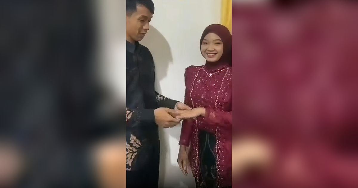 Viral Acara Lamaran Sederhana, Tanpa MUA dan Dekorasi Mewah tapi Bikin Baper