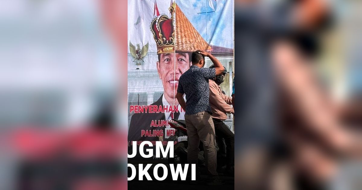 Kronologi Munculnya Baliho Jokowi di UGM, Alumnus Memalukan Diganti Jadi Membanggakan