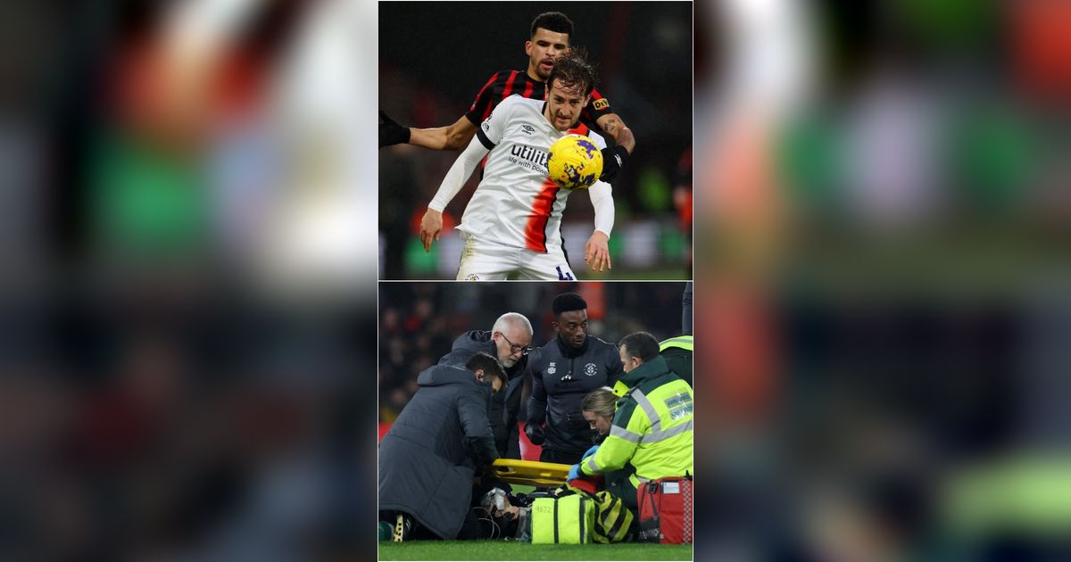 FOTO: Detk-Detik Tom Lockyer Sebelum dan Saat Terkena Serangan Jantung di Pertandingan Liga Inggris antara Luton melawan Bournemouth