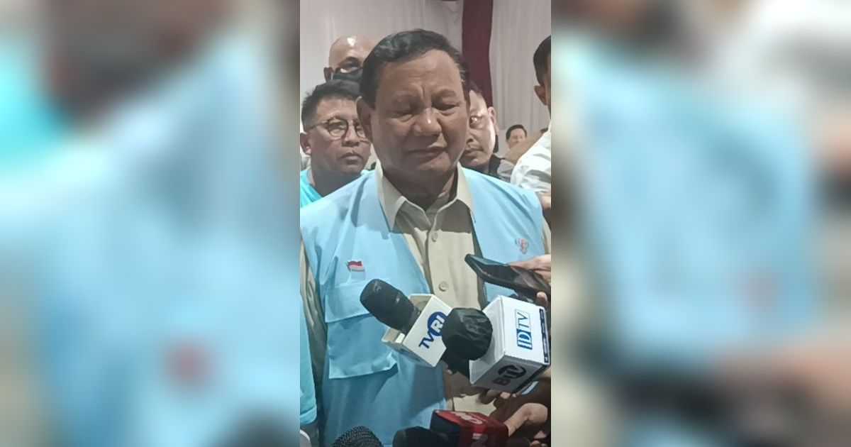 Prabowo: Kalau Diimingi Uang Terima Saja, Tapi Pilih Sesuai Hati Nurani