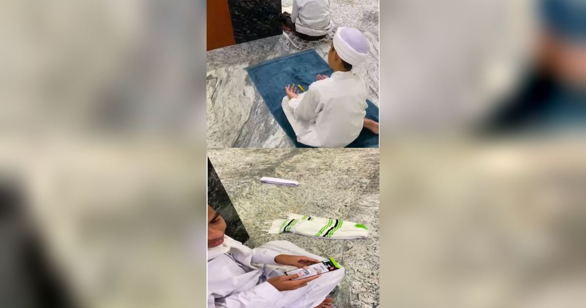 Para Santri Ini Dapat Hadiah saat Sedang Salat Tahajud, Ekspresi Bahagia Bikin Haru