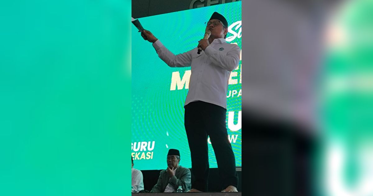 Cak Imin Janji Bebaskan PBB Lembaga Pendidikan dan Sejahterakan Guru Ngaji