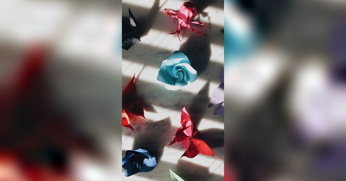 Cara Membuat Bunga dari Kertas Origami, Ikuti Langkah-Langkahnya