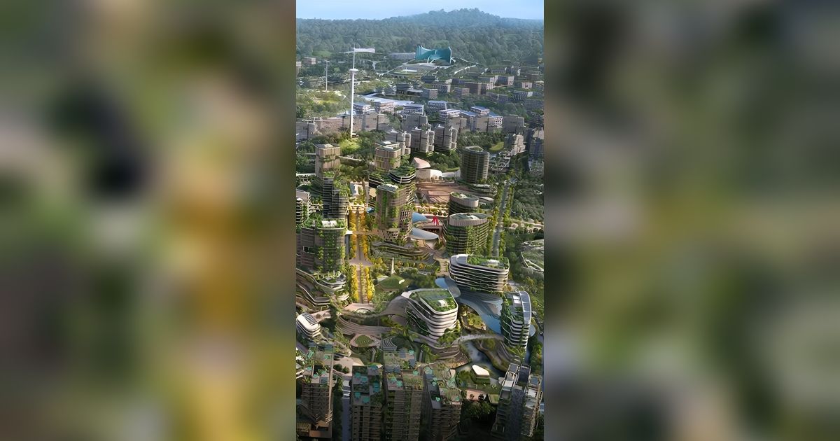 Potret IKN di Masa Depan Versi AI, Penampakannya Bikin Takjub sekaligus Was-was