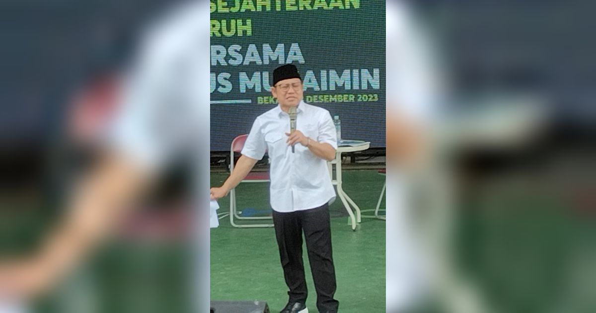 VIDEO: Janji Cawapres Cak Imin Depan Buruh Akan Revisi UU Omnibus Law