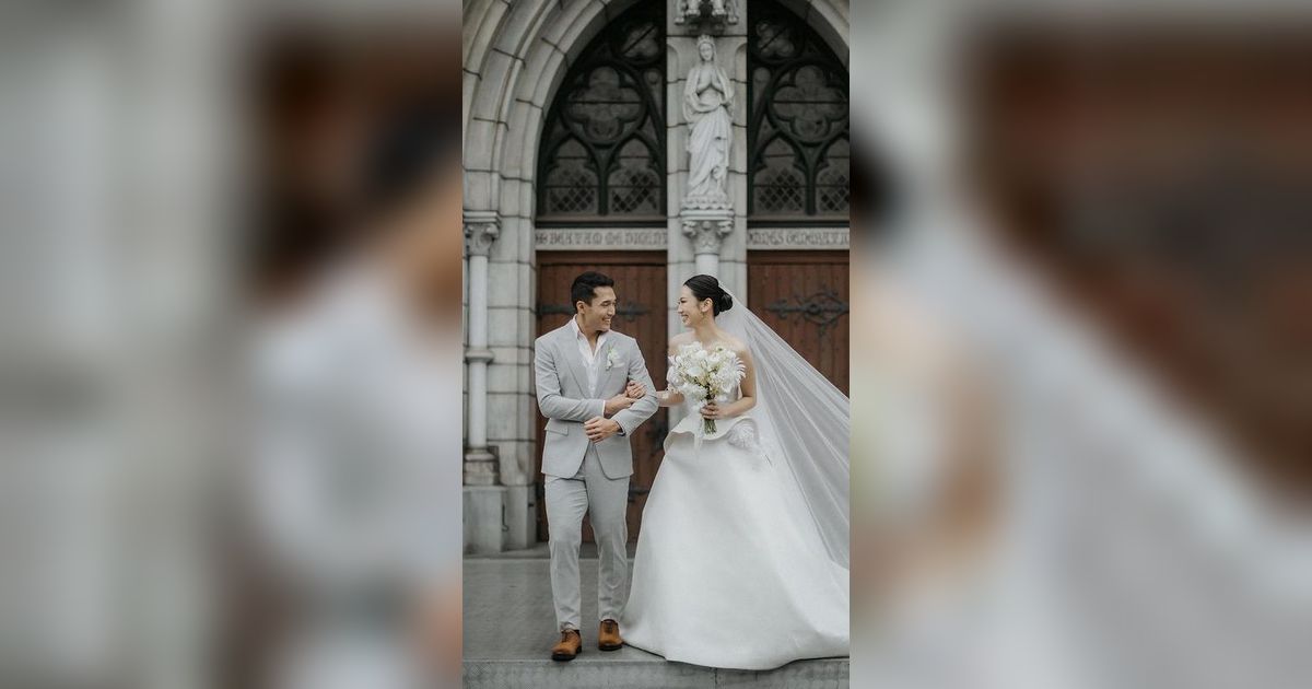 Digelar di Gereja Katedral, Ini Potret Pernikahan Jonatan Christie dan Shanju