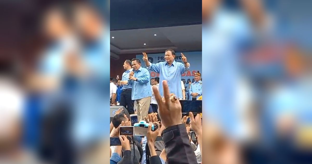 Kampanye Perdana, Prabowo Joget Gemoy hingga Puji Jasa Jokowi dan SBY