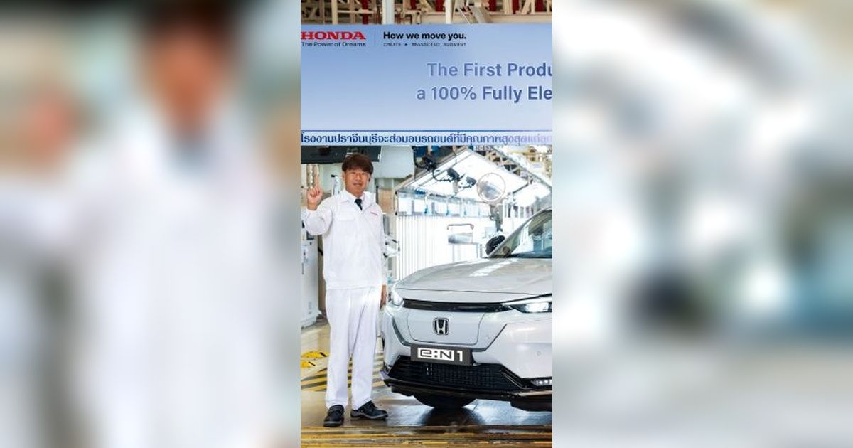 Honda HR-V Listrik Mulai Produksi, Sebentar Lagi Dipasarkan di Indonesia?