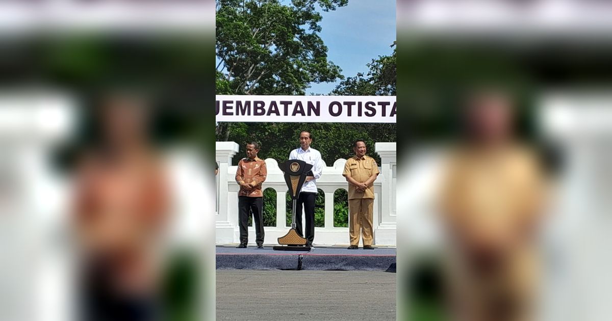 Fakta-Fakta Jembatan Otista di Bogor Telan Anggaran Rp50 Miliar yang Diresmikan Presiden Jokowi