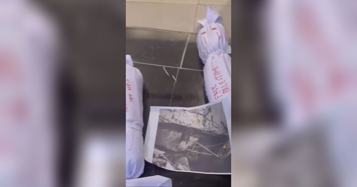 Viral Aksi Massa Pro Palestina Geruduk Gerai ZARA di Pondok Indah Mall sambil Bawa 'Pocong'