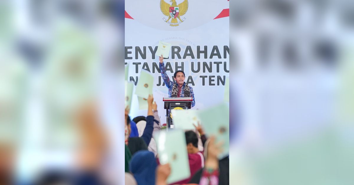 Berkat Program Jokowi, Wamen Raja Juli Antoni: Sertifikasi Tanah Meningkat Ribuan Persen