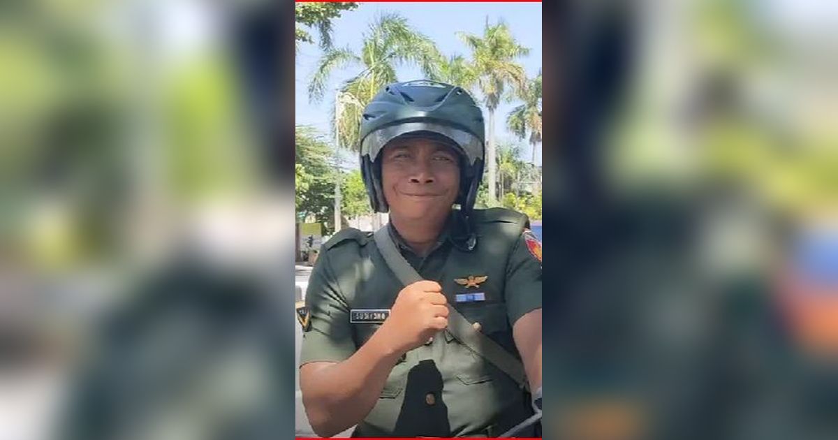 Anggota TNI Asal Rembang Ini sempat Viral karena Buat Presiden Jokowi Tertawa, Begini Sosoknya